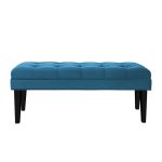 Банкетка Mellifluous dark Голубой Велюр