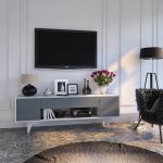 Тумба ТВ Bdesign Telly серая — изображение 2