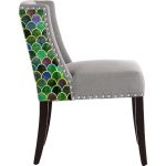 СТУЛ С МЯГКОЙ ОБИВКОЙ  Lizard серый — изображение 2