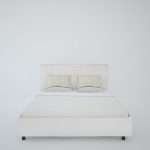 Кровать Royal Black 160х200 см Велюр Молочный — изображение 6