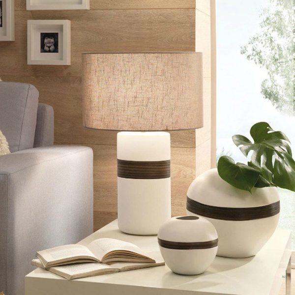 Лампа с деревянным декором Loca Nera Wooden Cylinder — изображение 2