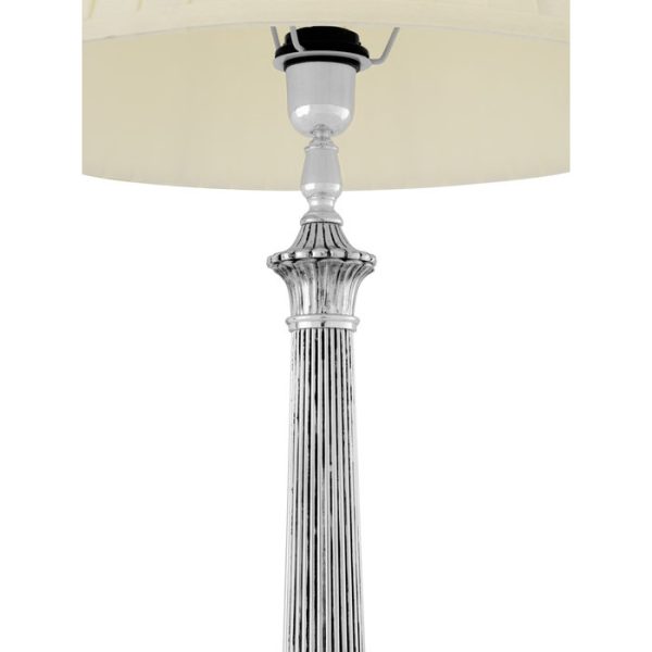 Настольная лампа  Marchand  с белым абажуром  — изображение 2