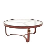 Журнальный столик  с металлическими ножками 