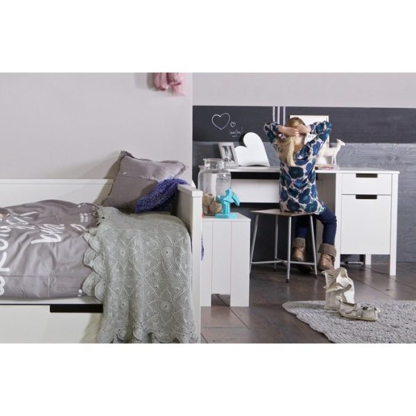 Письменный стол  JADE DESK WHITE UNBRUSHED — изображение 3