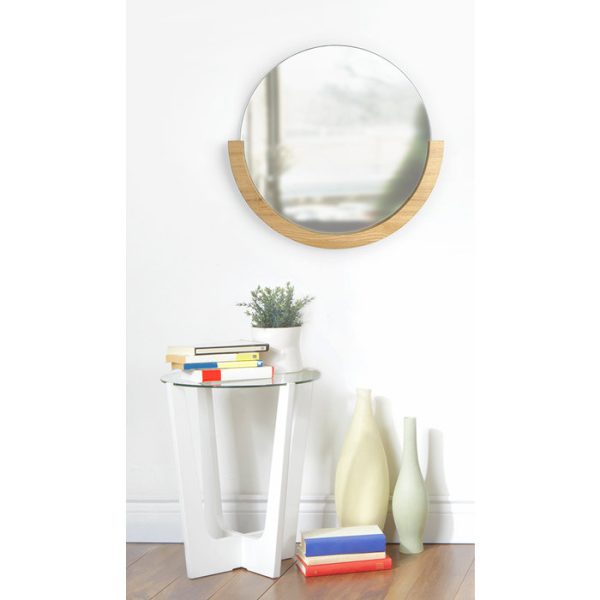 Зеркало настенное Umbra mira натуральное дерево — изображение 3