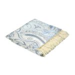 Плед из шерсти мериноса с добавлением кашемира и шелка CRISTALLO 