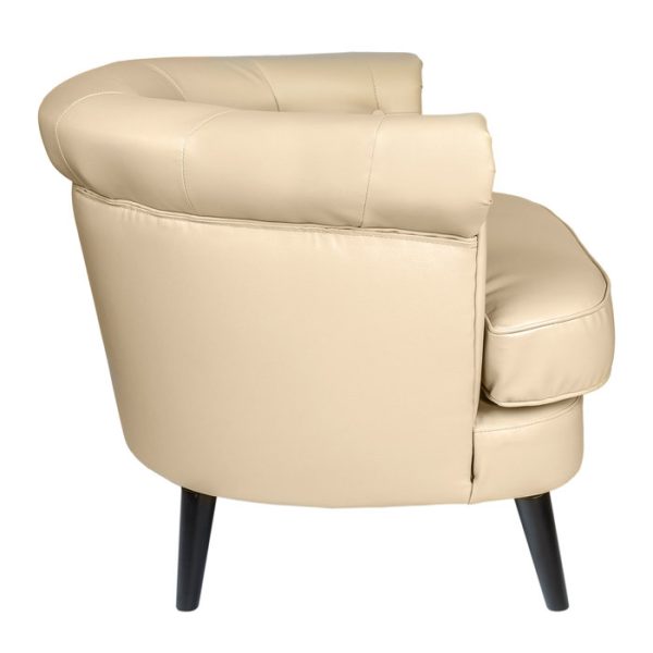 Кресло William Thackeray Кремовое — изображение 3