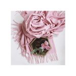 ПЛЕД ИЗ ХЛОПКА ОСОБОЙ ОБРАБОТКИ, РОЗОВЫЙ