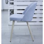 Голубой стул Томас с мягким сидением — изображение 6