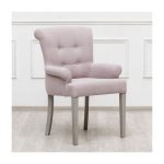 стул с мягкой обивкой William розовый