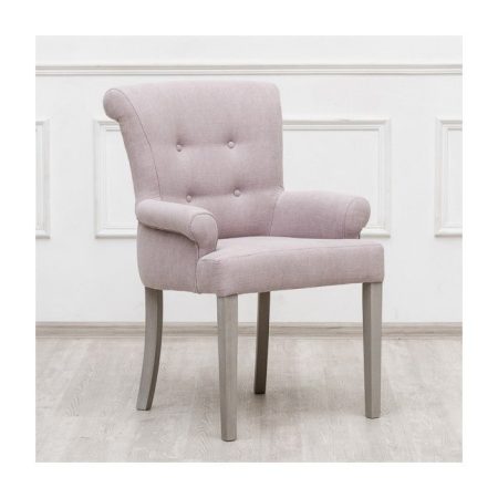 стул с мягкой обивкой William розовый