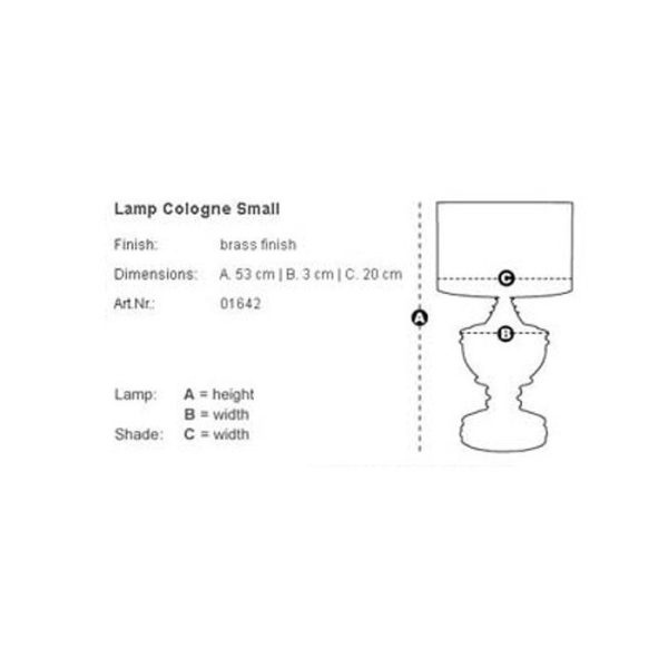 Настольная лампа  Cologne Small — изображение 2