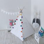 Гирлянда из флажков Simple White из 100% хлопка — изображение 8