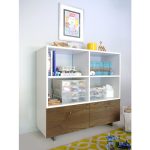  стеллаж Roh белый/орех Spot On Square — изображение 5