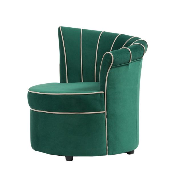 Кресло Shell зеленый велюр — изображение 5