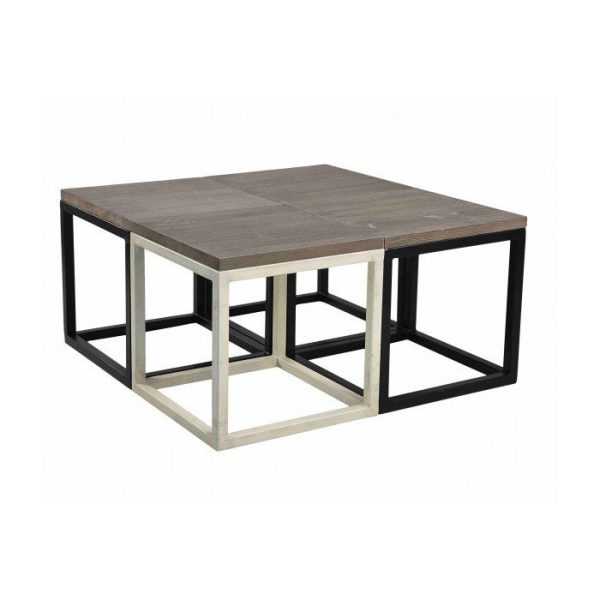 Кофейный столик Industria из металла дерева  — изображение 3