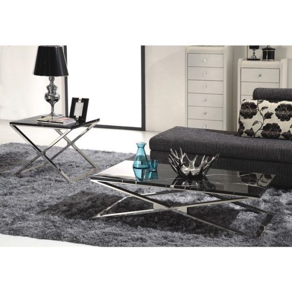 Приставной столик  со столешницей из искусственного мрамора — изображение 5