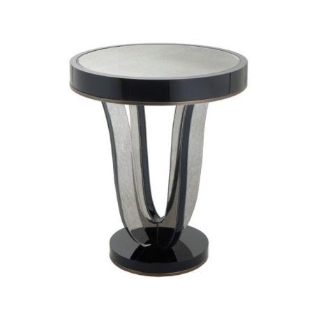 Приставной столик Termon с зеркальной столешницей