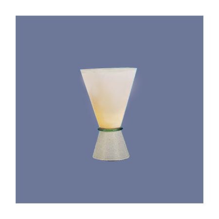 Настольная лампа Jolly из стекла белого цвета