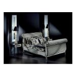 Настольная лампа Casali с абажуром из плотной черной ткани — изображение 2