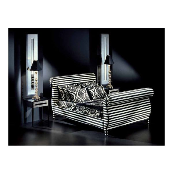 Настольная лампа Casali с абажуром из плотной черной ткани — изображение 2