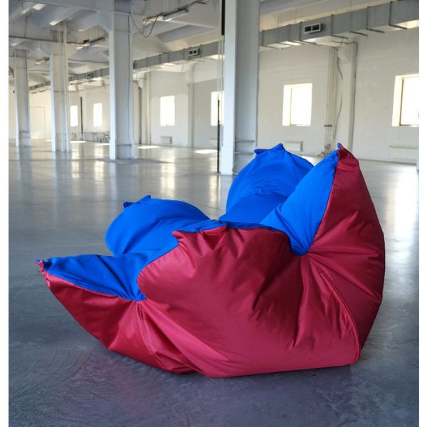 Кресло-мешок Цветок L Tempotest Blue on Red — изображение 4