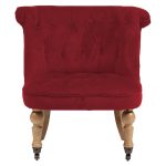 Кресло Amelie French Country Chair Красного цвета