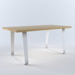 Обеденный Стол lulustore LULU Store Milos из металла и массива дерева