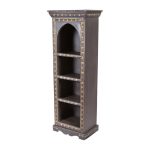 СТЕЛЛАЖ УЗКИЙ ЧЕРНЫЙ ПРИНЦ