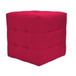 Пуф Руби Paris из экокожи Красный