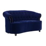 Диван Victoria Синий ДЕКОРИРОВАННЫЙ КАПИТОНЕ  — изображение 3