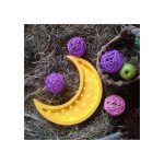 Ночник Полумесяц желтый