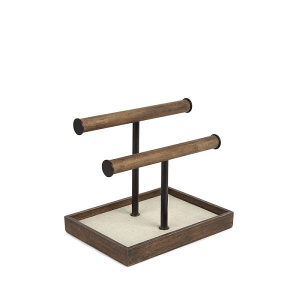 Органайзер для украшений Umbra pillar низкий чёрный/орех — изображение 2