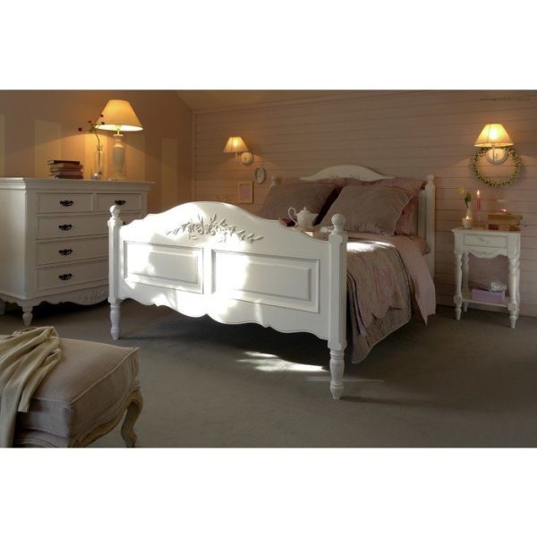 Комод белый из массива бука Снежный Прованс — изображение 2