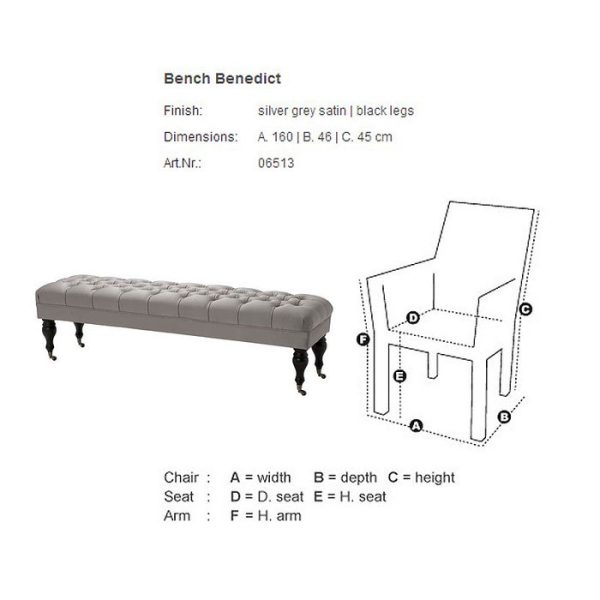 2336product_gallery_photo_bd791c8c-f4db-4960-91c1-c61295b9cc1e.jpg Банкетка  Benedict на деревянных ножках с колесиками 45x160x46 см — изображение 2