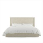 Кровать Cleo Bed лен 200х200 см 210х200 см 220х200 см