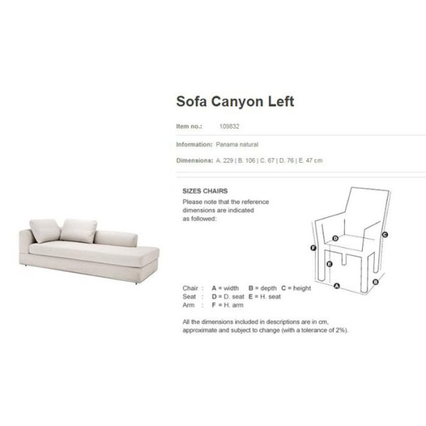 Диван  Canyon с небольшими подушками  — изображение 3