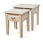 Журнальный столик двойной Еcolife Еurope из массива дуба