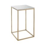 Приставной столик Faceby С МРАМОРНОЙ СТОЛЕШНИЦЕЙ 