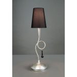 Настольная лампа Mantra Paola Painted Silver