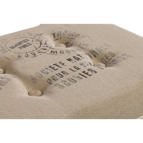 Табурет Narcissus с ножками из натурального дерева — изображение 4