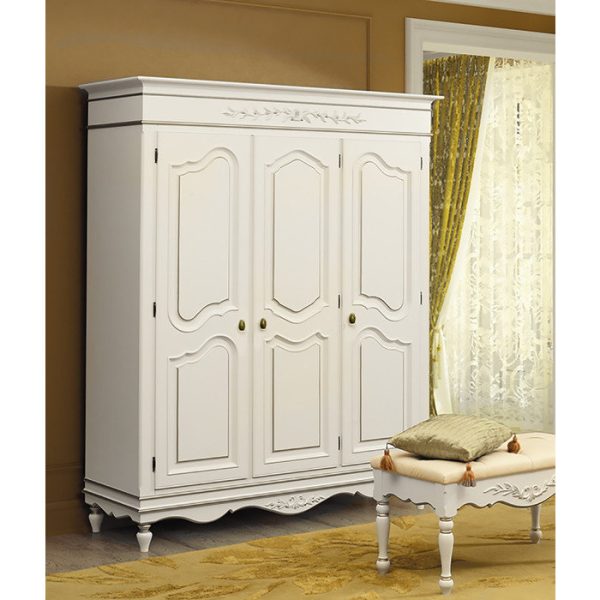 Шкаф трехстворчатый Снежный Прованс — изображение 3