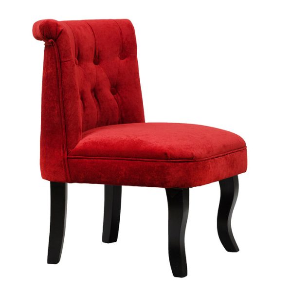 Кресло Dawson Красный Велюр — изображение 3