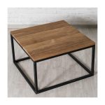 Журнальный стол Liverpool I из массива дуба и металла  — изображение 2