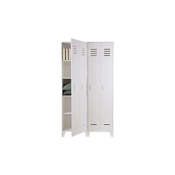 Шкаф  STIJN 2 DR LOCKERCABINET WHITE — изображение 3