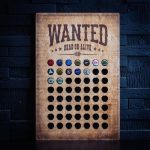 Копилка для пивных крышек ANTON ANTON Wanted из натуральной березовой фанеры