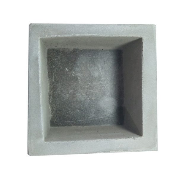 Бетонное кашпо Мартин серое — изображение 4