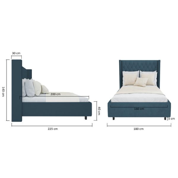 2347product_gallery_photo_5b3667a0-3919-402b-8690-12129df31ed8.jpg Кровать с декоративными гвоздиками Wing 160x200 см Велюр Морская волна — изображение 10