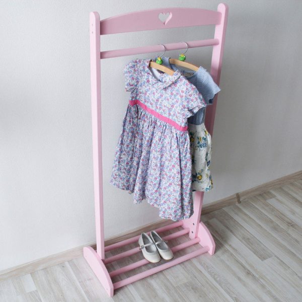Напольная детская вешалка-стойка белая — изображение 7