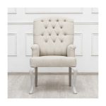 Мягкое полукресло Grace белого цвета — изображение 2